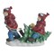 Melrose Children With Tree and Dog Christmas Figurines - 9" - Set of 2